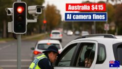 New AI Cameras + Red-Light Rule Change in Australia: $415 Fines and Strict Child Seat Checks Begin